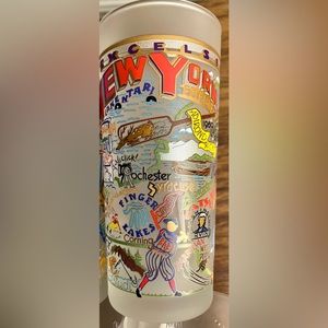 Set of 4 catstudio 6" Frosted Glasses